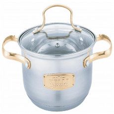Кастрюля из нержавеющей стали 3л KL-4284 (1х6)