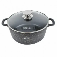 Кастрюля с мраморным покрытием 10,0л KL-4092-32 (1x4)