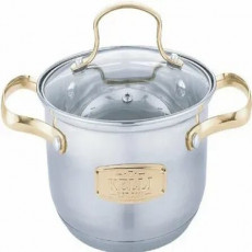 Кастрюля из нержавеющей стали 4л KL-4285 (1х6)