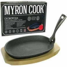 Сковорода чугун съемн/руч 22,5x12,5см овал TM MY REAL IRON COOK