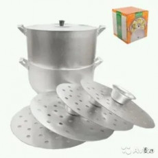Манты-казан алюм  6,0л 4 диска ТМ Scovo
