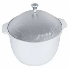 Кастрюля-жаровня алюм литая 5,0л алюм/кр ТМ KUKMARA