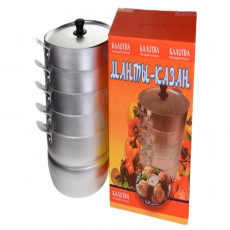 Манты-казан алюм 6,0л 4 сетки ТМ Калитва
