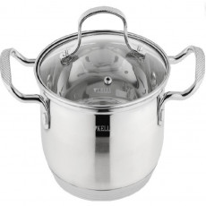 Кастрюля из нержавеющей стали 2л KL-4704-16 (1х6)