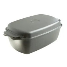 Гусятница алюм литая 5,5л алюм/кр ТМ KUKMARA