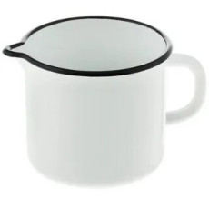 Кружка эмал 1,0л без рис с носиком