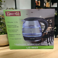 Чайник электрический 1.7л Lider Stal LD-5022