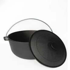 Казан походный чугунный с/кр 10,0л ТМ Гардарика