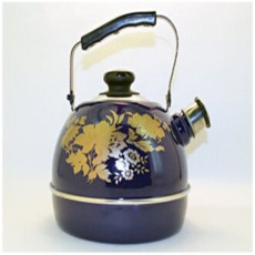 Чайник эмал 3,5л подвиж/руч син олимпия